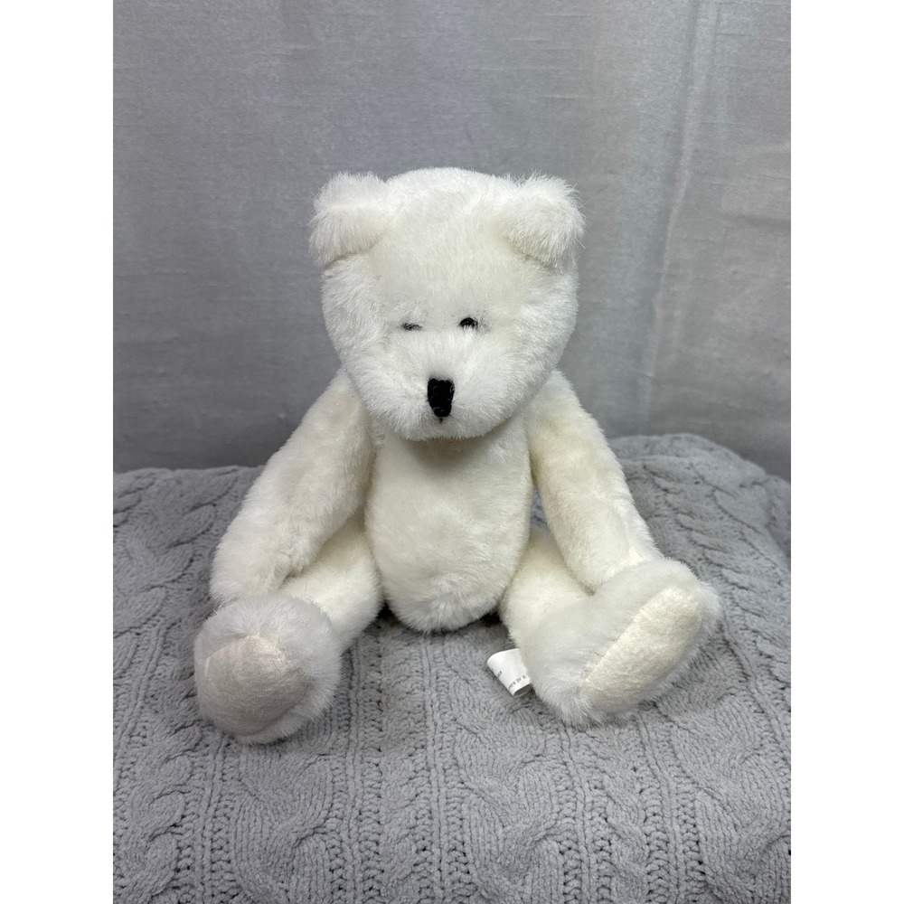 Oriental Trading Co White Plush Teddy‎ Bear Stuffed Animal Soft Toy 6/504